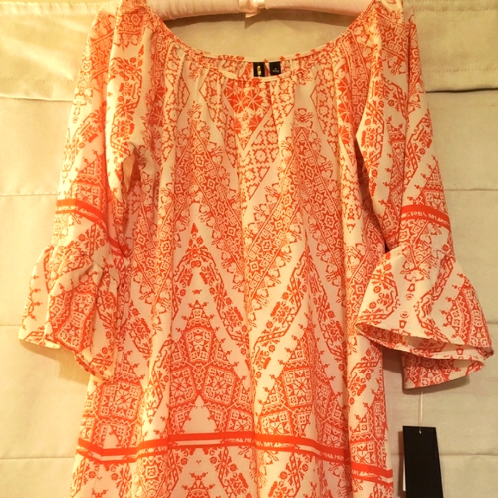 Want & Need Mini Dress/Ruffle Sleeves M